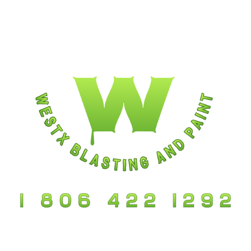 A green and white logo for a paint company