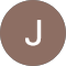 A brown circle with the letter j on it